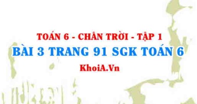 Bài 3 trang 91 SGK Toán 6 Tập 1 Chân trời sáng tạo